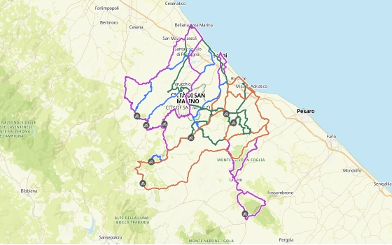 Difficult road routes
