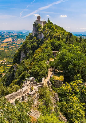 Forteresses des malatesta (Par le Mont Lauro)