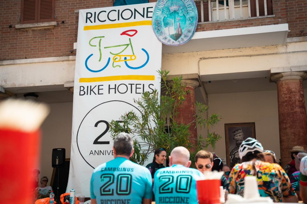 Manifestazione per il 25° anniversario dei Riccione Bike Hotels.